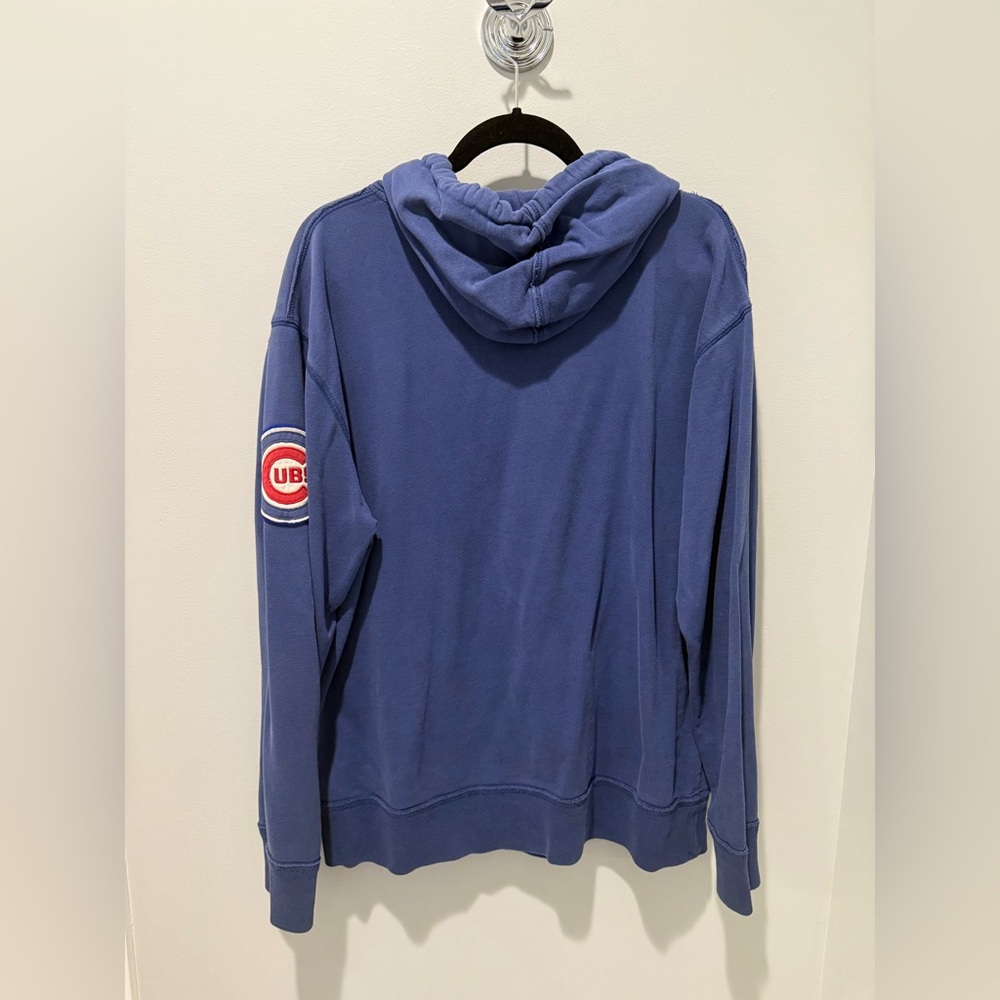 47 Brand Blue Vintage-Look CHICAGO CUBS Hoodie - Picture 6 of 7